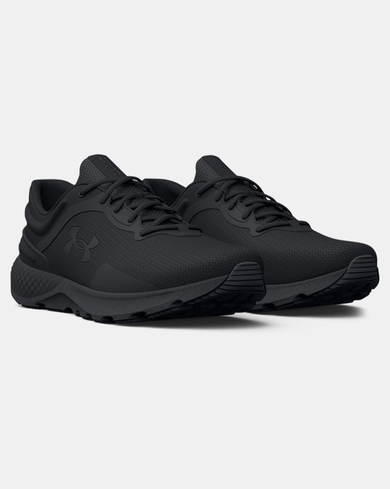 Men's UA Charged Escape 4 Running Shoes, Black, pdpMainDesktop image number 3